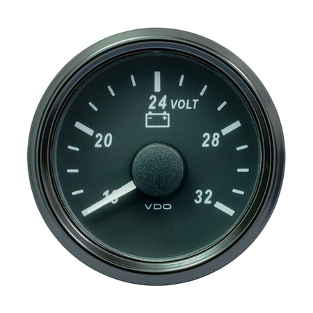 Vdo VDO SingleViu 52mm (2-1/16") Voltmeter f/24V Systems - 32V A2C3832780030
